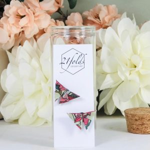 Origami butterfly earrings
