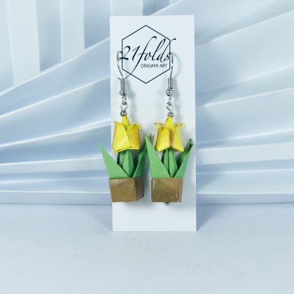 Potted Tulip - Yellow