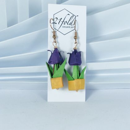 Potted Tulip - Purple