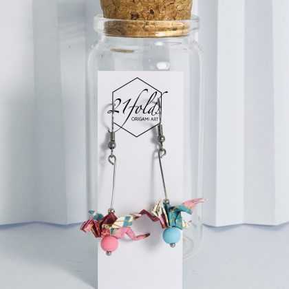 Multicoloured Origami Dragon - Asian